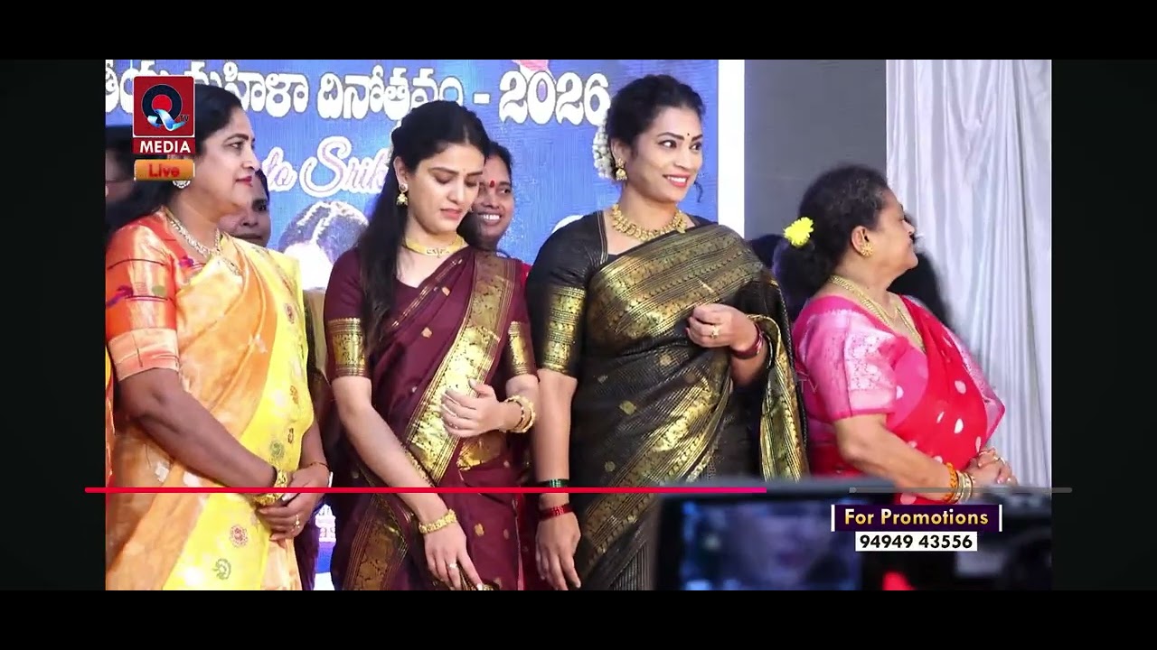 Thanuja Puttaswamy at women’s day event in srikakulam with madhuri. #thanuja #thanujaputtaswamy