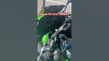 “How to Fix Error Code 62 on a Kawasaki Ninja | Step-by-Step Diagnostic & Repair Guide”