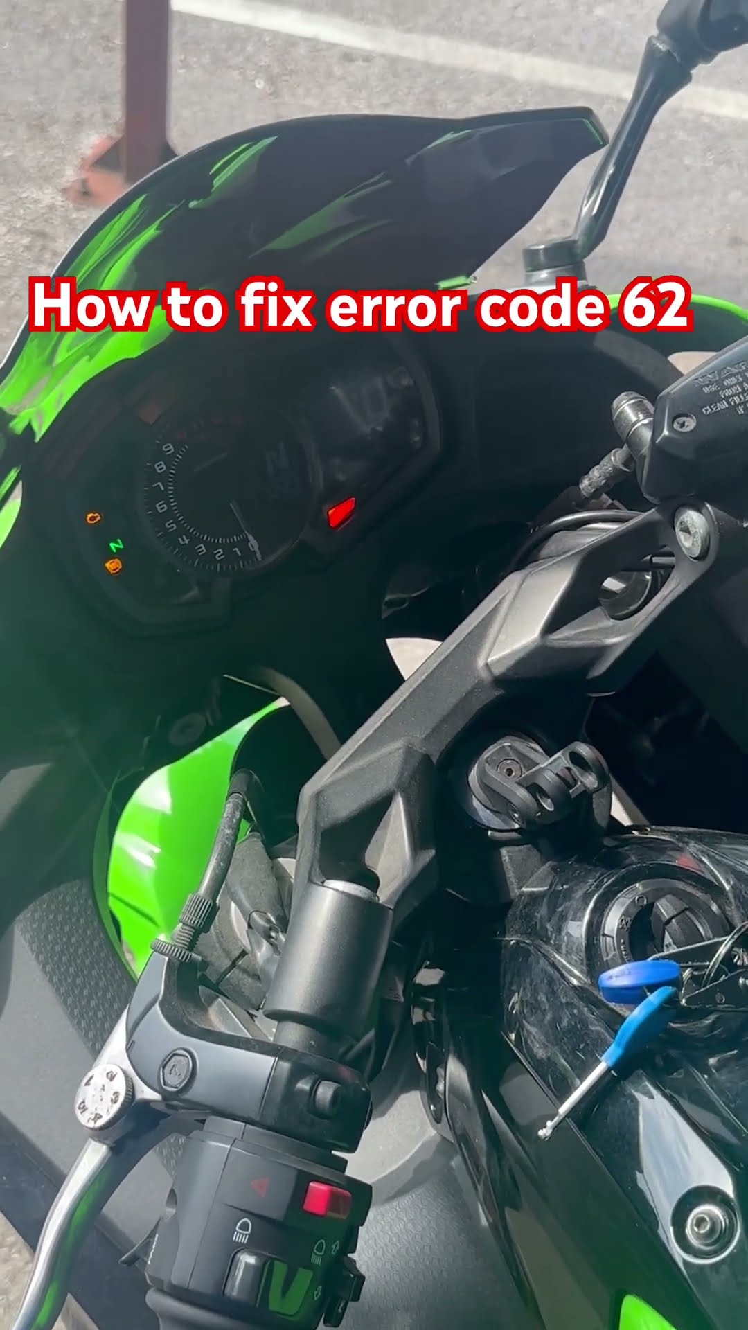 How to Fix Error Code 62 on a Kawasaki Ninja | Step-by-Step