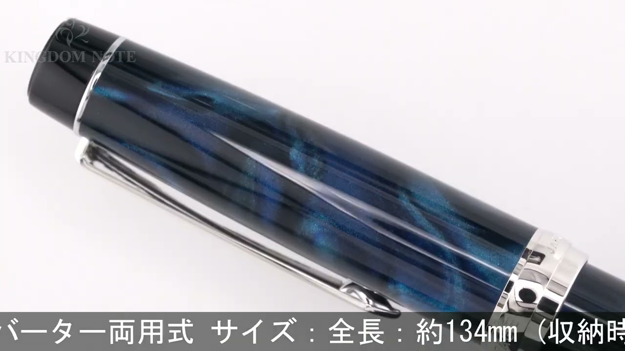 PILOT パイロット 万年筆 カスタム ヘリテイジSE マーブルブルー 細字