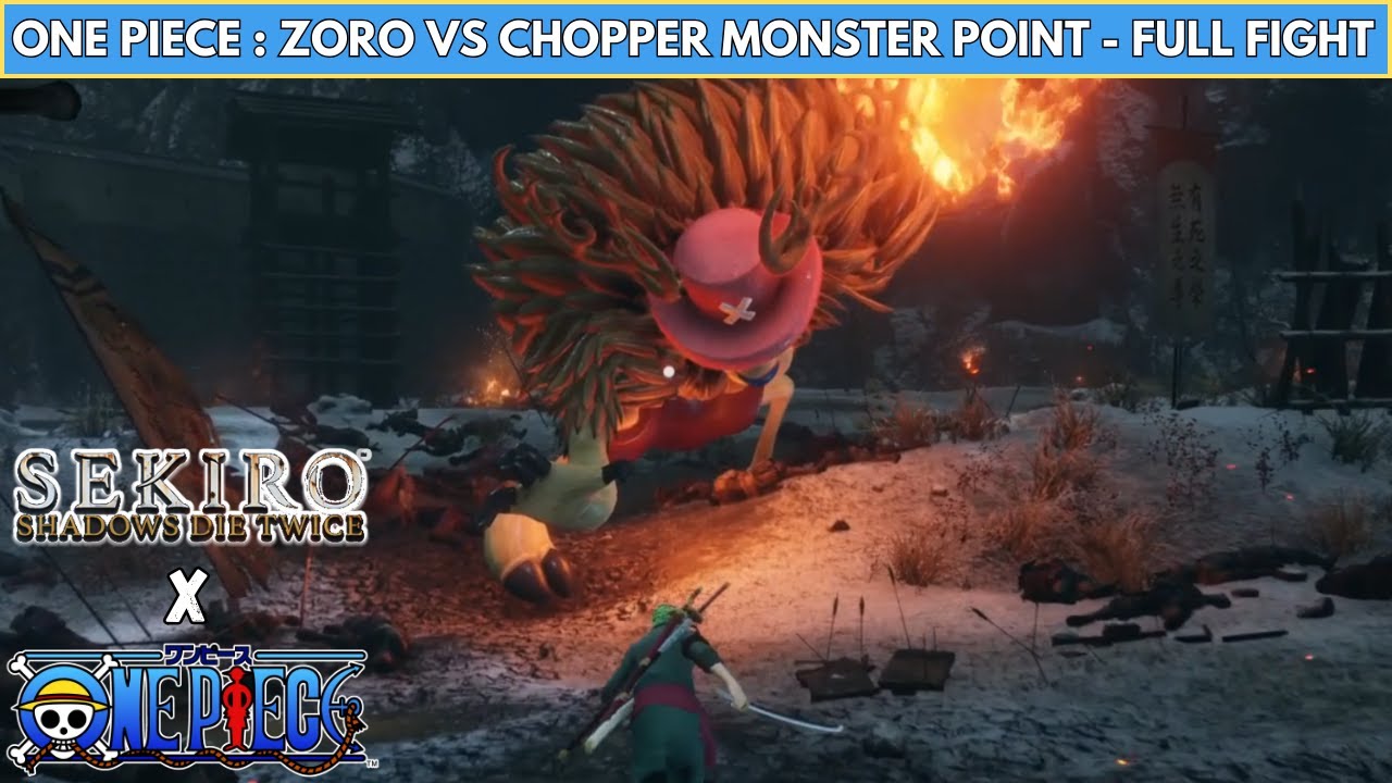 Monster Point Chopper X Roronoa Zoro - One Piece by Indra Pramana