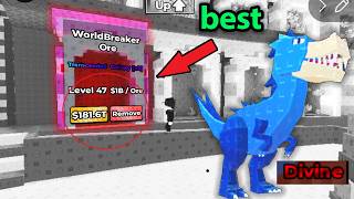 i GOT WORLD breaking ORES and OP pet in SELL Ores ROblox