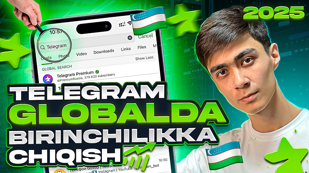 GLOBALDA TOPGA CHIQISH // TELEGRAMDA GLOBALGA CHIQISH YANGI USULI 2025
