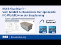 BKI &amp; Graphisoft – Vom Modell zu Baukosten: Der optimierte IFC-Workflow in der Bauplanung. 11.6.2025