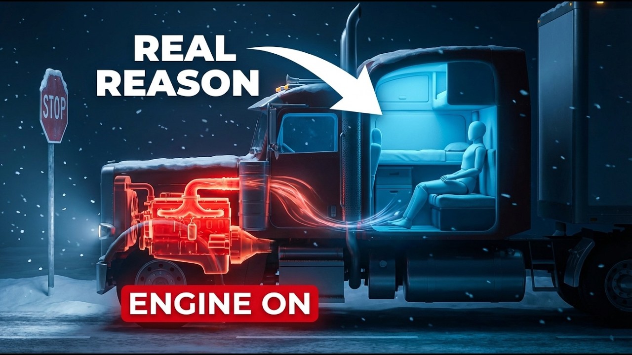 Why Do Truckers NOT Turn Off Their Engines During Many Stops?