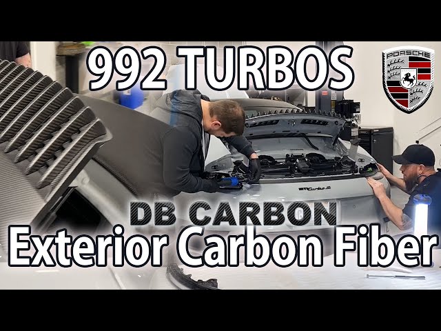 DB Carbon Heck Luftauslass Rahmen seitlich r+l für Porsche 992 turbo