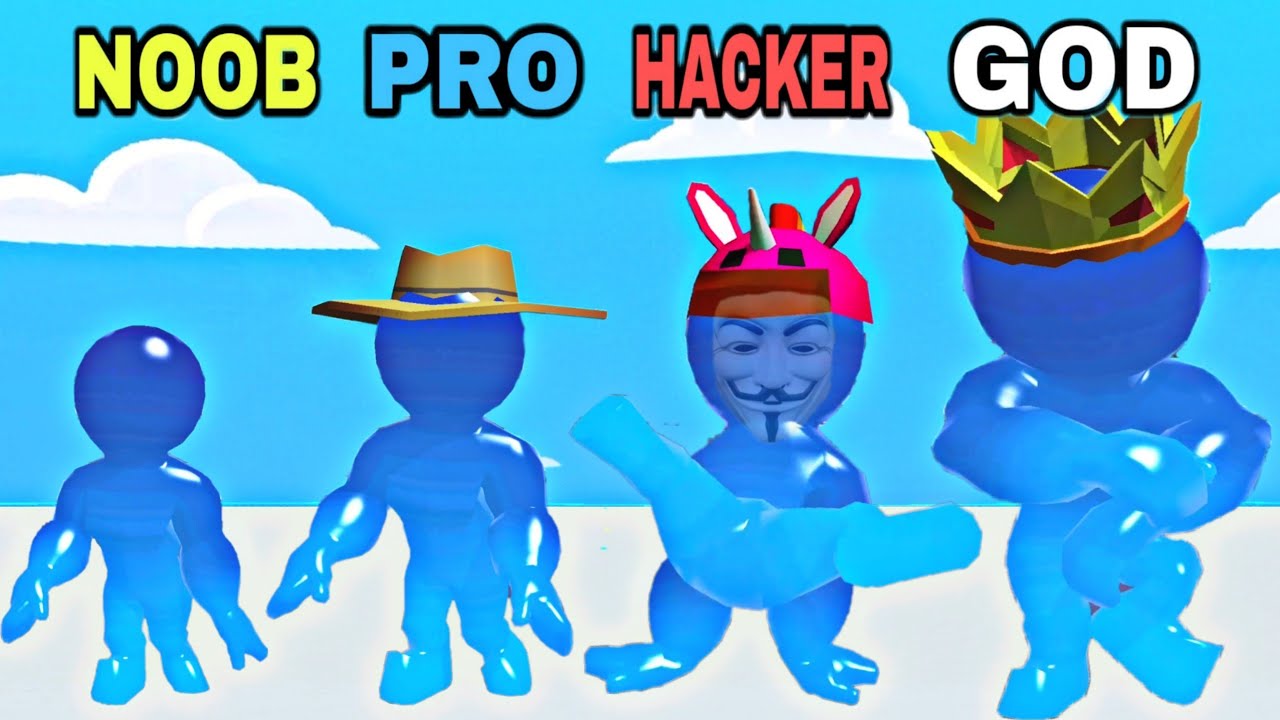 NOOB vs PRO vs HACKER vs GOD in Blob N Giant!