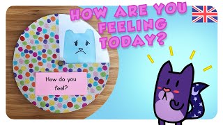 HOW to MAKE a WHEEL of EMOTIONS 🎨 At HOME and SCHOOL activities 🌈 Gato Rainbow & Gata Moon