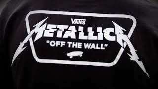 tenis vans metallica