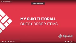 My Suki Tutorial Step 13: How to process Check Orders screenshot 5