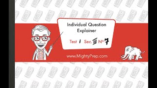SAT Practice Test 1, Section 3, Question 7