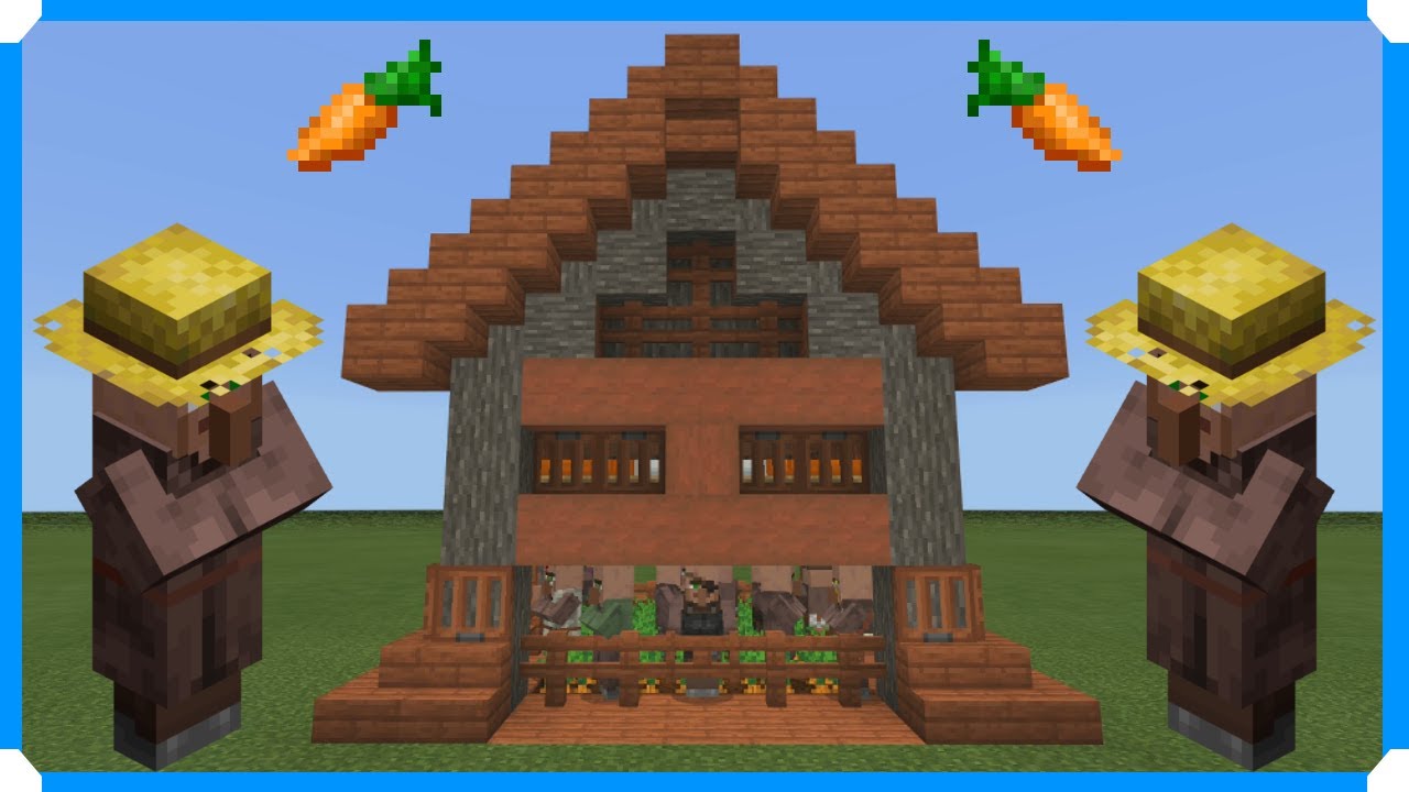 How To Build A Villager Breeder [Minecraft Bedrock Edition] YouTube