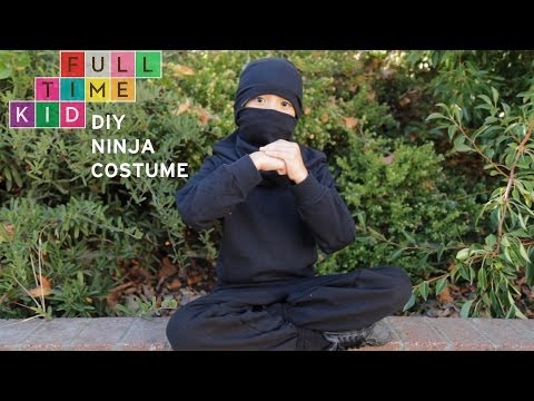 Video: How To Make A Ninja Costume