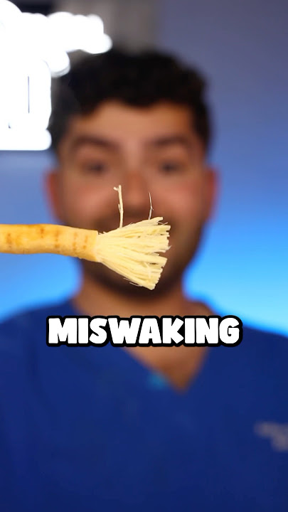 how the MISWAK cleans teeth