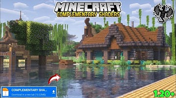 🤩Complementary shaders minecraft pe 1.19 / 1.20+ render dragon [ 100% Working] - No Clickbait !!