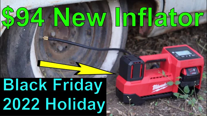 $94 NEW Milwaukee  M18 Inflator 2848-20 Test/Review Black Friday 2022 Holiday Deals