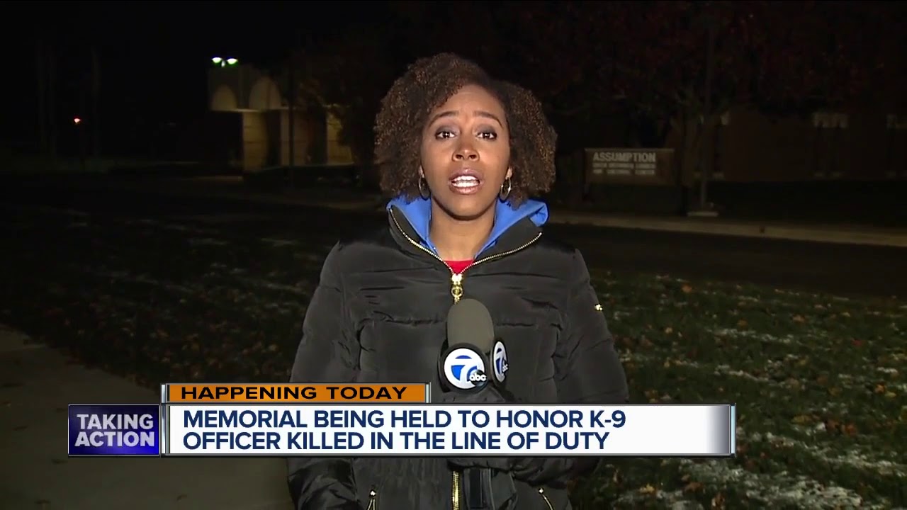 Memorial to be held for K-9 officer killed in line of duty - YouTube