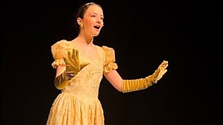 “Into the Woods Jr.” June 2023 Maya Marcus as Cinderella at the Five Angels Theater