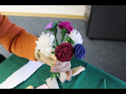 Tvorivé dielne  Kvety, ktoré nikdy nezvädnú 2: Kvety z krepového papiera