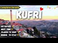 Kufri tour plan  kufri shimla  kufri adventure park  himalayan nature park  kufri vlog kufri