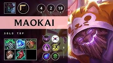 Maokai Top vs Mordekaiser - KR Master Patch 25.17