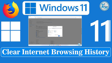 ✅ How To Clear Internet Browsing History on Mozilla Firefox Windows 11