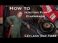Leyland Daf T244 How to,  CAV Injection pump diaphragm