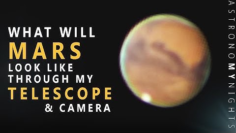 MARS LIVE VIEW: How MARS looks through a telescope | 12 inch newtonian DOBSONIAN