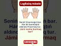 Logikalıq másele || Matematika #matematika #logika #shorts