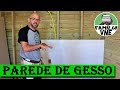 PAREDE de GESSO DRYWALL na CASA DE MADEIRA - Família VNE