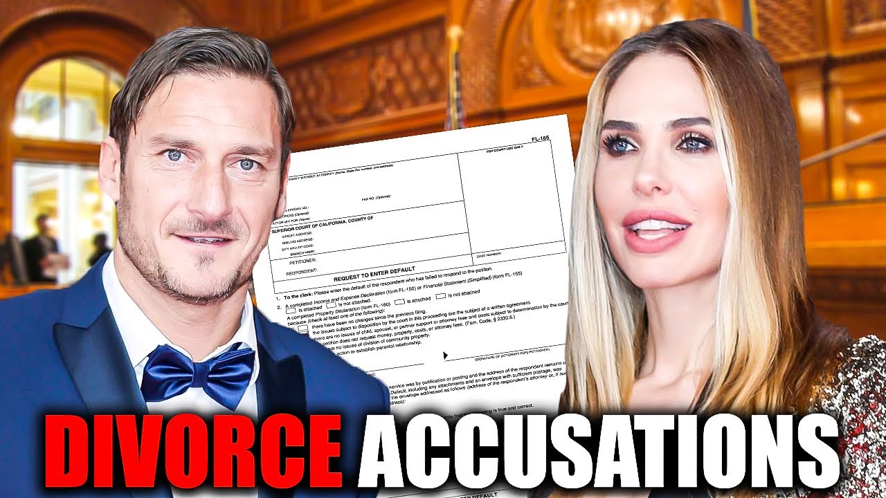 Francesco Totti And Ilary Blasi’s Messy Divorce Accusations Fly