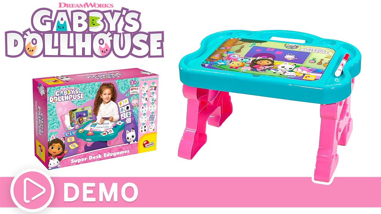Clementoni Edukit Gabby's Dollhouse 4 En 1 – 2 Puzzles, Memo Y Cubos – Juego Educativo De Memoria Y Lógica Para Niños De 3+ Años – Made In Italy