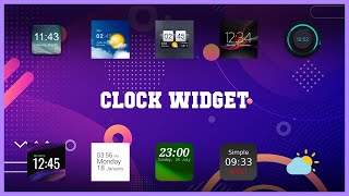 Super 10 Clock Widget Android Apps screenshot 5