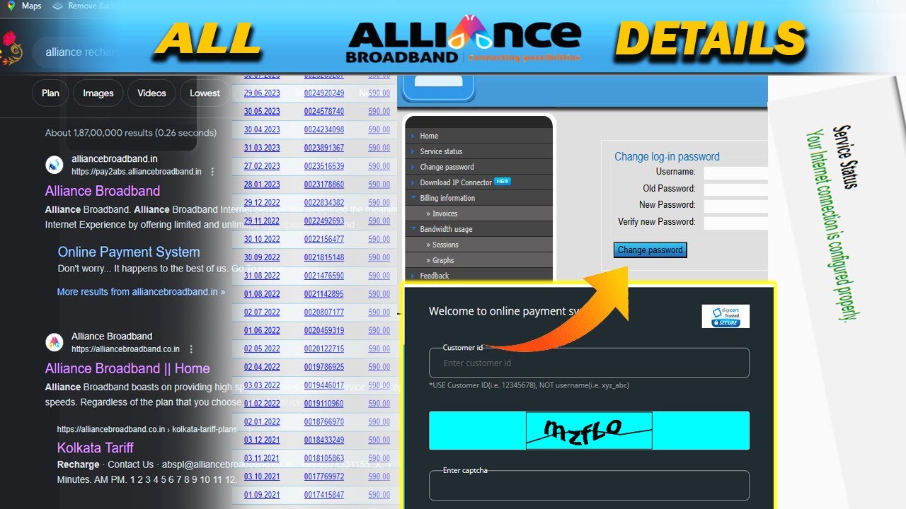 How To Change Alliance Broadband Id Password, All Details Online