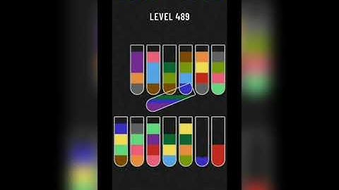 Water sort puzzle level 489