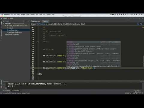 MongoDB Client Deleting