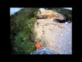 Crossing a deep wash out on my Ktm 530exc