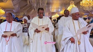 OTUNBA GBENGA DANIEL, ALAKE OF EGBALAND, OONI OF IFE AT THE 90TH BIRTHDAY OF SIR ADEBUTU KESINGTON 