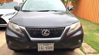 2010 RX350 DIY: replace oxygen sensor to stop TRACTION CONTROL/ CHECK ENGINE light