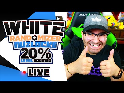 Pokemon White Randomizer Nuzlocke LIVE (20% Level Boost) Part 1 - Pokemon White Randomizer Nuzlocke LIVE (20% Level Boost) Part 1