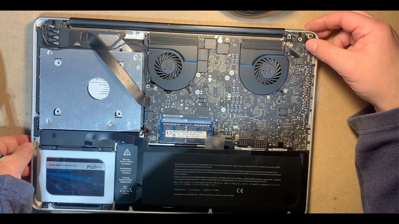 15in MacBook Pro Mid 2012 in 2025 thermal paste replacement by PTM7950 ...