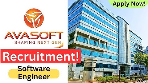 Avasoft Bulk Hiring! | Software Engineers | 2022 to 2026 Batch | Apply ASAP!