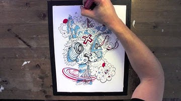 "Catnip" Drawing in 20 Seconds - Timelapse