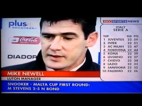 Sheffield Wednesday 0-2 Luton Town Lge Nicholls Pen Vine 31st Jan 2006
