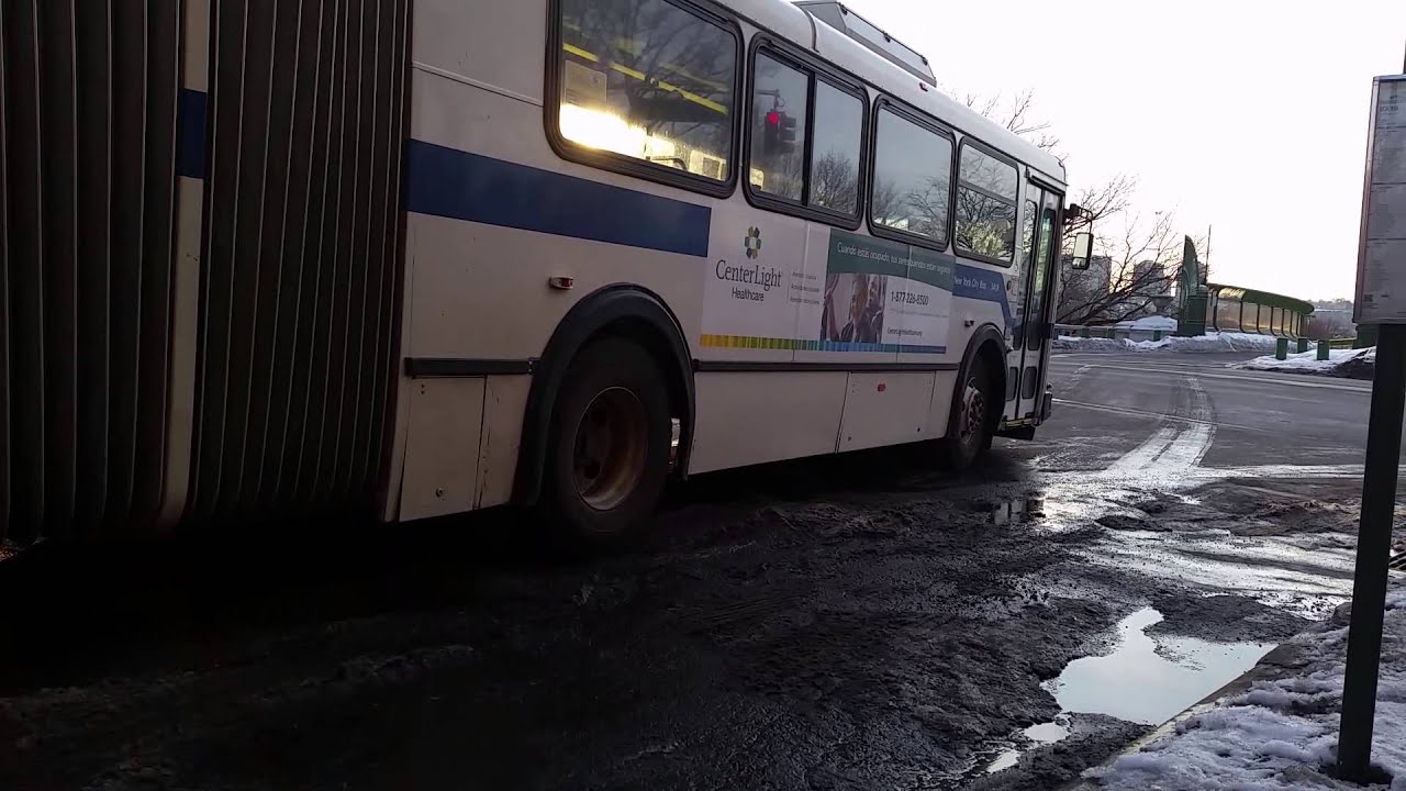 New Flyer D60HF 5418 ride + Getting off at Riverside