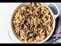 Beef stroganoff