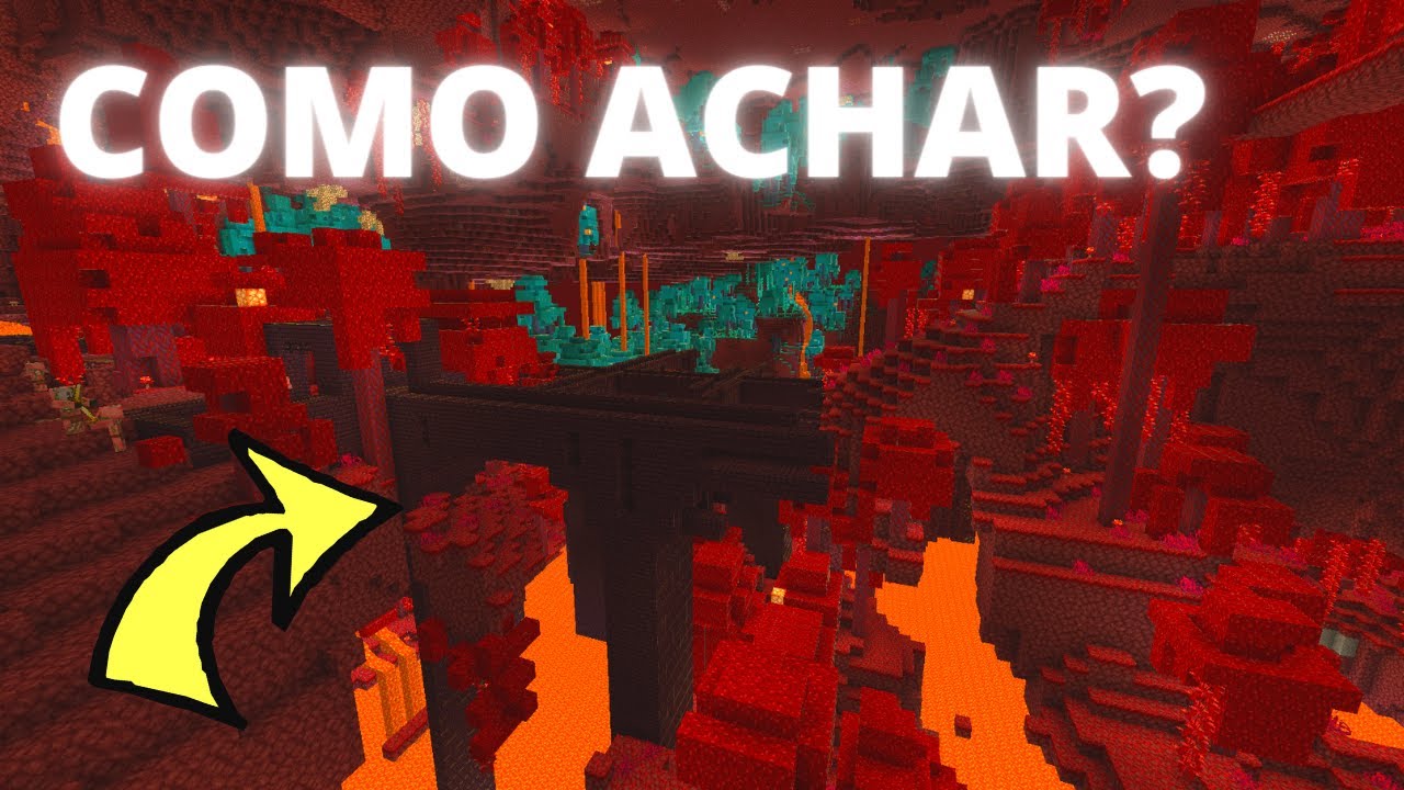 Como ACHAR FORTALEZA do NETHER no Minecraft 1.18.2, 1.19 Tutorial - YouTube