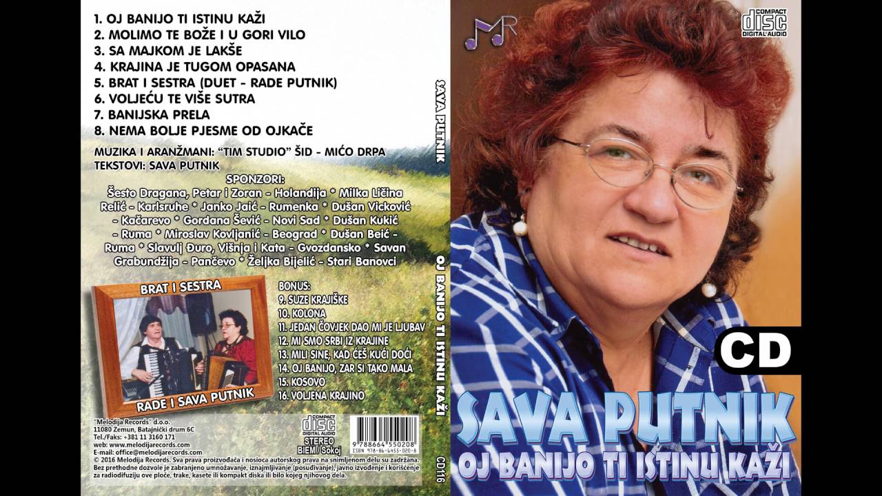 sava putnik oj banijo