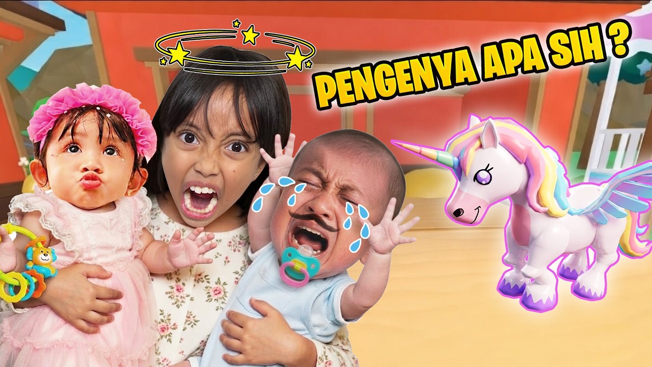 LEIKA HAMIL LAGI?! 😱 BAYI KEMBAR NANGIS MINTA UNICORN DI TWILIGHT DAYCARE  [ROBLOX INDONESIA]