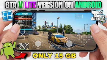 (ONLY 15GB) GTA V LITE DI ANDROID 60 FPS Mod Menyoo + Savedata Winlator Bionic OFFLINE